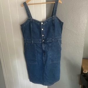 BNWT Gap button from denim dress